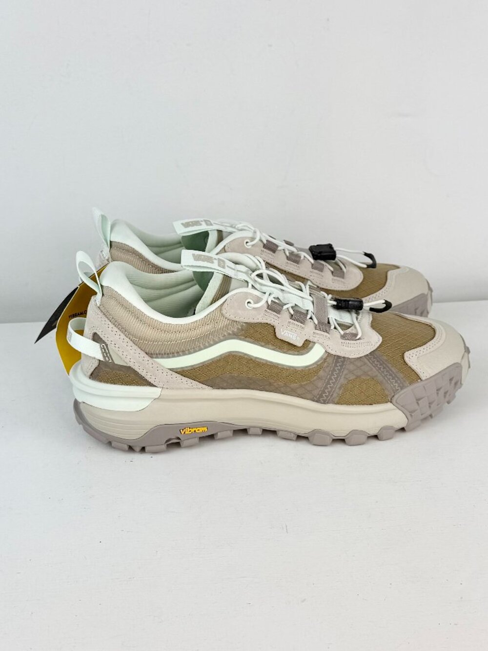 Men's 8.5, Women's 10- Vans Crosspath XC Peyote Beige/Mint Green Hiking Shoes